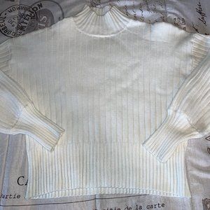 White Turtle Neck Sweater